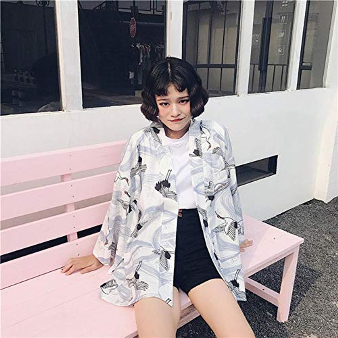 Moda Coner Fashion Korean Summer   Woman Kimono japonés Haori Cardigan Jacket Thin Sunscreen Coat