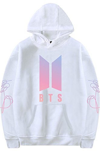 Moda EMILYLE Mujer Love Yourself 承 Her Sudadera con Capucha Bangtan Boys BTS