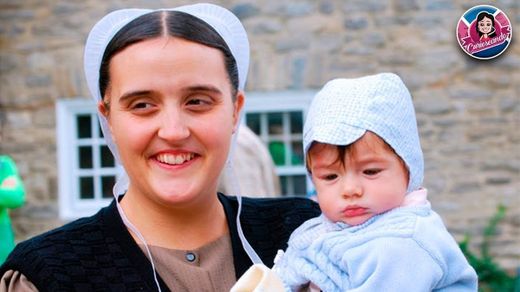 Así es la vida de las mujeres Amish embarazadas 🤰 - YouTube