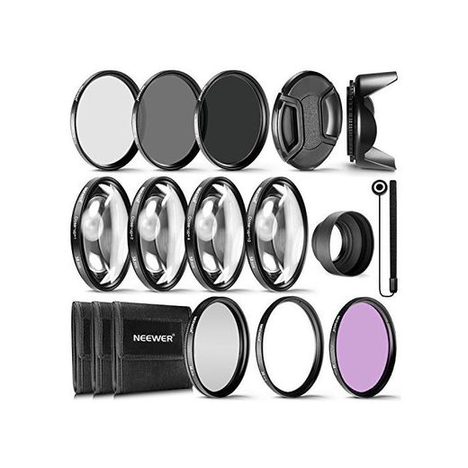 Kit Completo de filtros de Objetivos para Lentes de 58 mm de