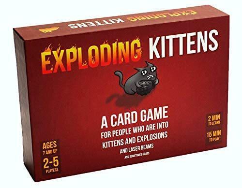 Exploding Kittens Card Game - Family-Friendly Party Games - Card ...