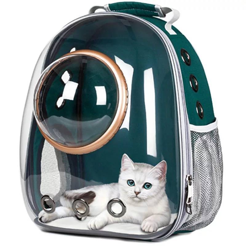 Place Conysan Panorámico Gatos Perros Mochilas de Viaje, cápsulas para Mascotas, Transparente Transpirable