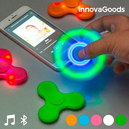 Lugar innovagoods LED Spinner with Speaker and Bluetooth