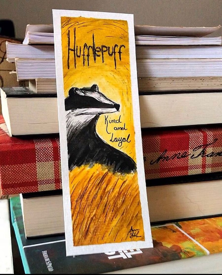 Moda Marcador de Livro Hufflepuff