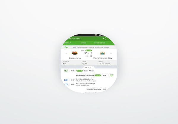 Aplicación Sofascore