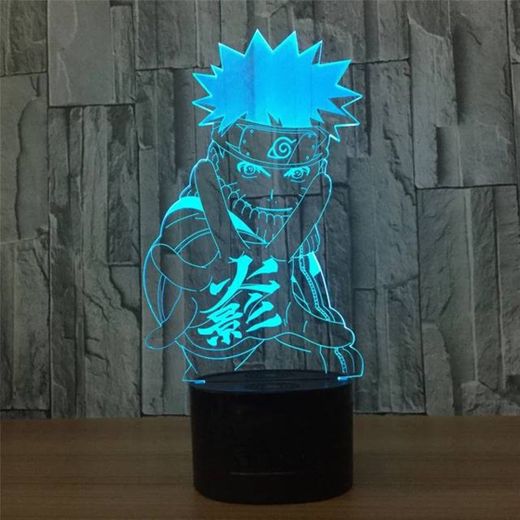 Lâmpada 3D anime Naruto