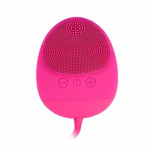 Social Dispositivo De Belleza Facial，Cepillo Facial de Silicona，Masajeador Facial Eléctrico