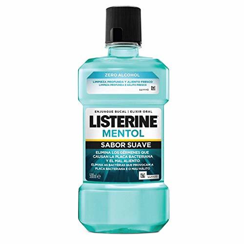 Social Listerine - Enjuague Bucal Mentol Sabor Suave