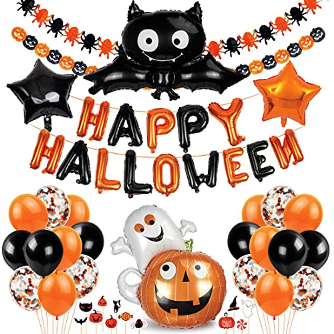 Social Halloween Decoración