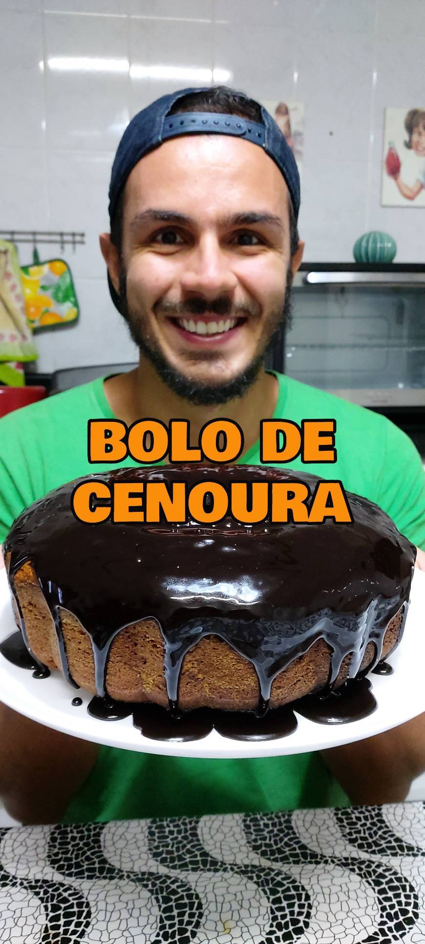 Moda Receita Bolo de Cenoura