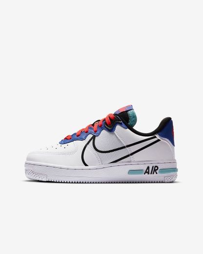 Nike Air Force 1, Zapatillas de Baloncesto Unisex Niños, Blanco