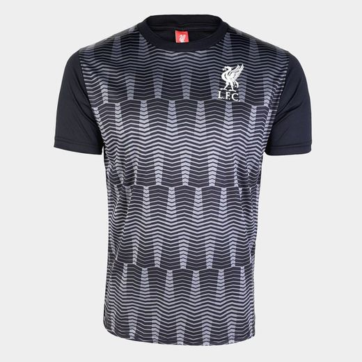 Camiseta Liverpool James Masculina - Preto | Netshoes