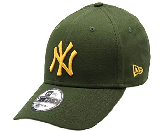 New Era York Yankees 9forty Adjustable Cap Rear Logo Rifle Green