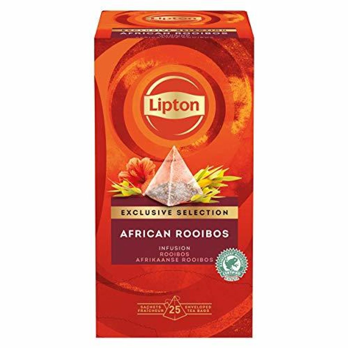 Products Lipton Selección Exclusiva Infusión African Rooibos Caja con 25 sobres