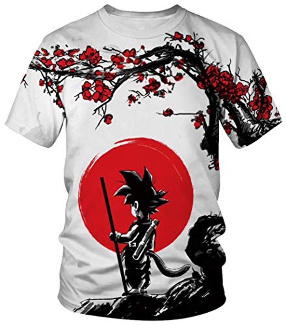 Producto Ocean Plus Unisexo Casual Impresión 3D Deporte Hombre Camisetas de Manga Corta