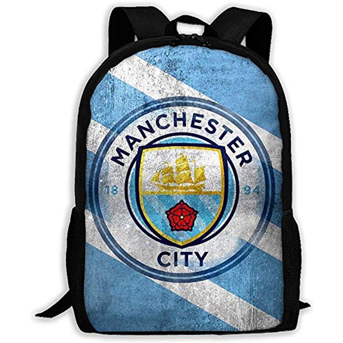 Mochila Unisex para Adultos Manchester City Bookbag Mochila de Viaje Mochilas Escolares Bolsa para computadora portátil