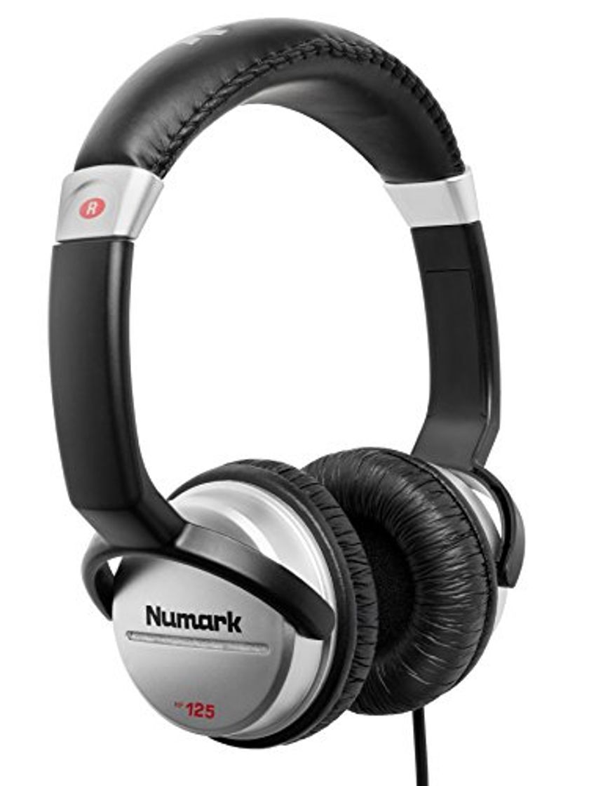 Electrónica Numark HF125 - Auriculares de DJ Profesionales Ultraportátiles con Cable de 1