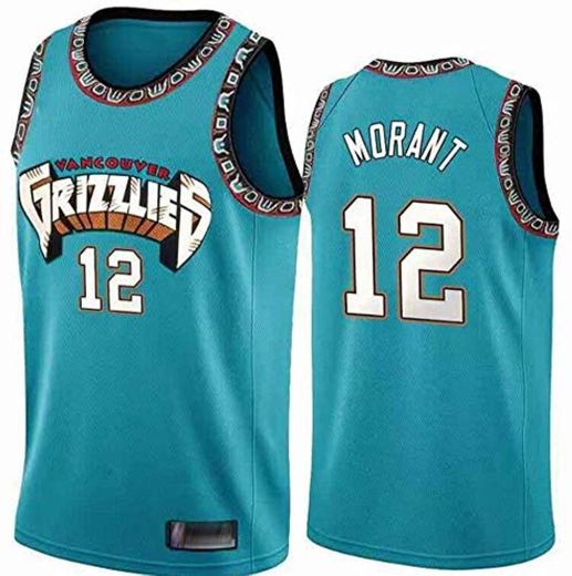 LCY Hombres Jersey Baloncesto - NBA Jersey Grizzlies ° 12 Mangas Transpirable