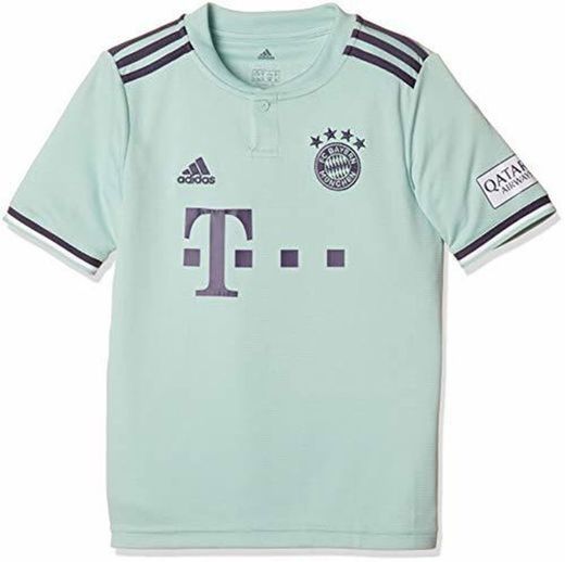 adidas 18/19 FC Bayern Away Camiseta, Niños, Verde