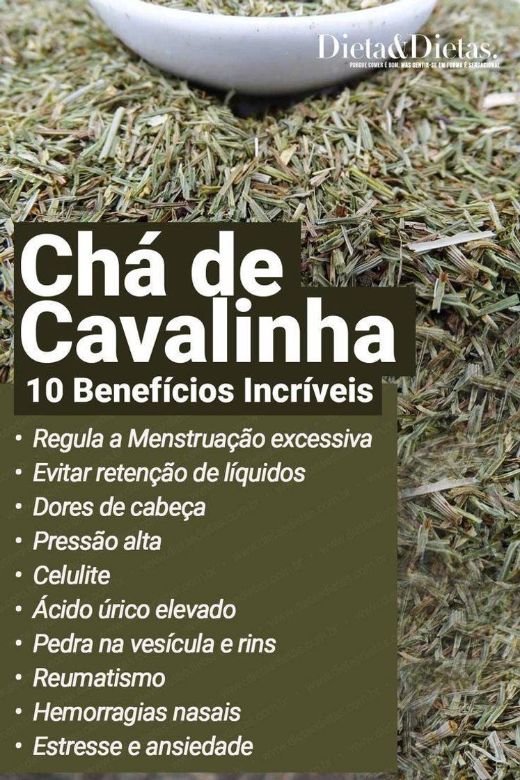 Moda Chá de cavalinha 