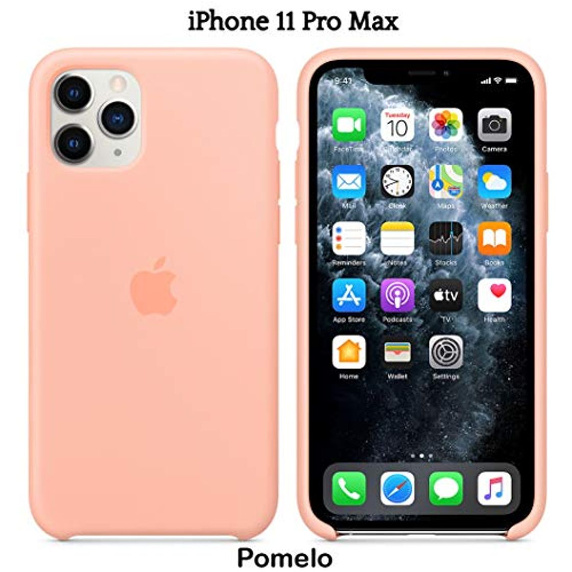 Productos Funda Silicona para iPhone 11 Pro MAX, Silicone Case, máxima Calidad, Textura