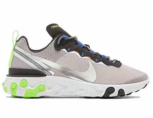 NIKE React Element 55 SE Pumice/Metallic Silver CI3831-200