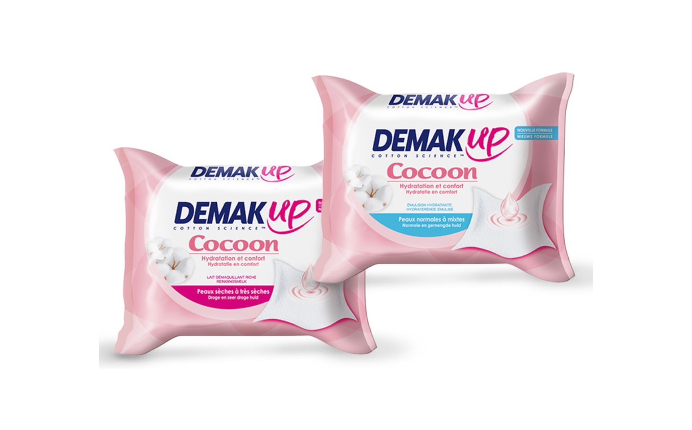 Producto Lingettes démaquillantes Cocoon/peaux sensibles DEMAK'UP