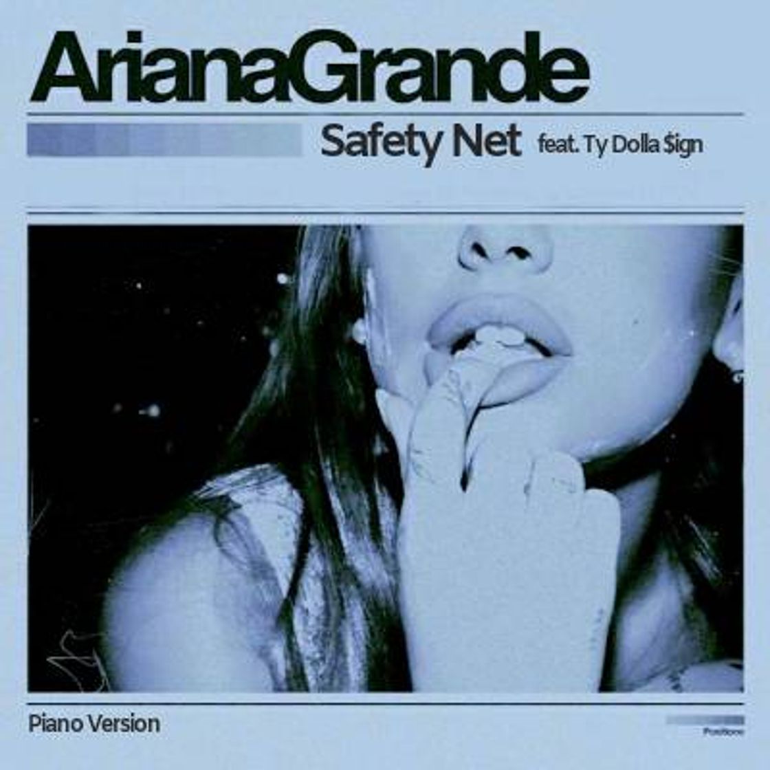 Canción Ariana Grande, Ty Dolla $ign - safety net (Piano Version)