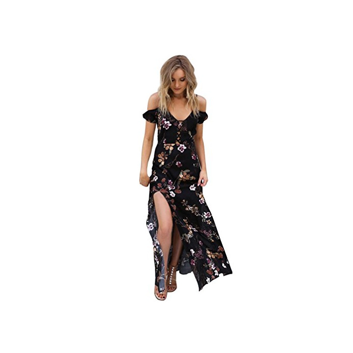 Social Overdose Verano De Las Mujeres De La Vendimia Boho Long Maxi Partido