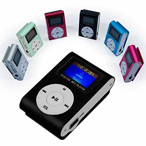 OcioDual Mini Reproductor MP3 Player Clip LCD Aluminio hasta 32Gb Micro SD