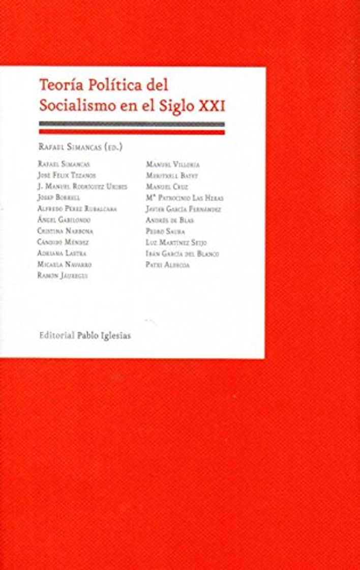 Book Teoría Política del Socialismo en el Siglo XXI