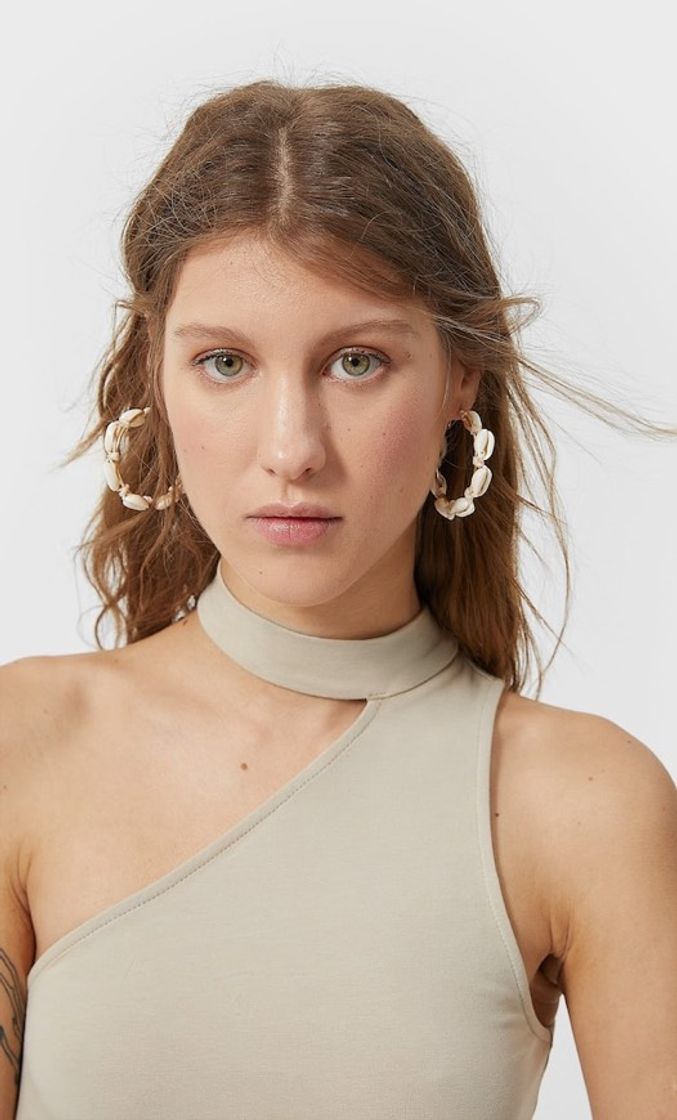 Social Argolas com conchas 