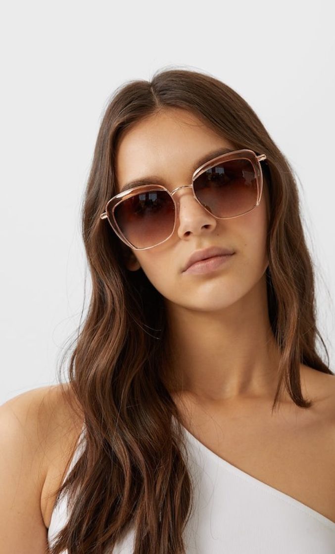 Social Óculos combinados metal 