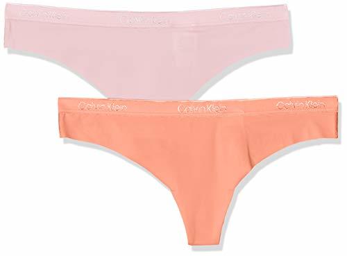 Calvin Klein Thong 2pk Tanga, Rosa