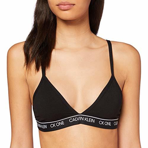 Producto Calvin Klein Unlined Triangle Almohadillas y Rellenos de Sujetador, Negro