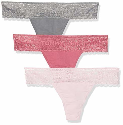 Products Tommy Hilfiger 3p Thong Tanga, Multicolor