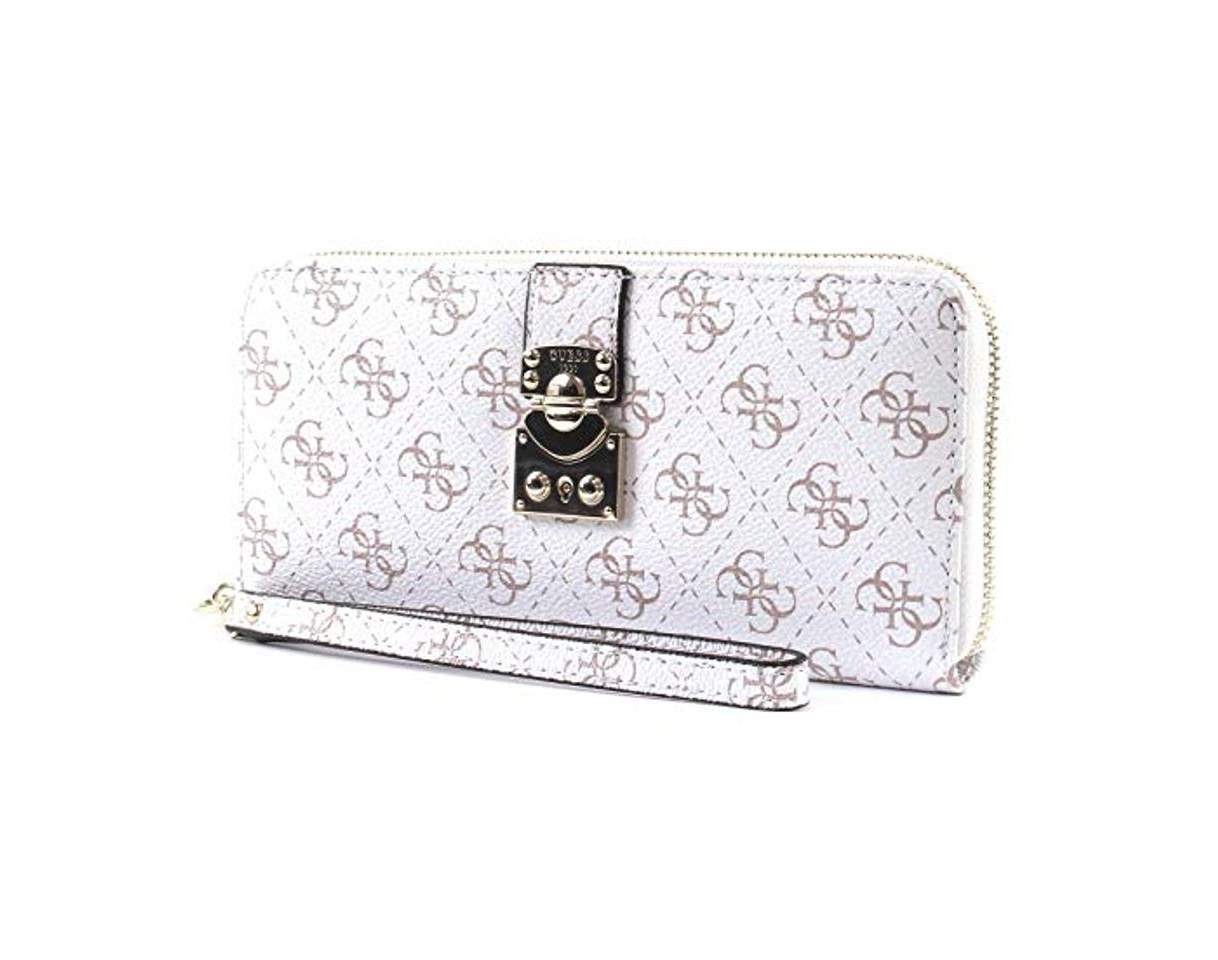 GUESS Joslyn SLG Large Zip Around White