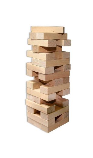 Deniseonuk Giant Toppling Timbers Wooden Blocks Game Stacking Blocks Stacking Tower for