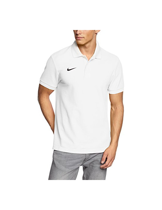 Social Nike Poloshirt TS Core Polo de Golf, Hombre, Blanco/Negro