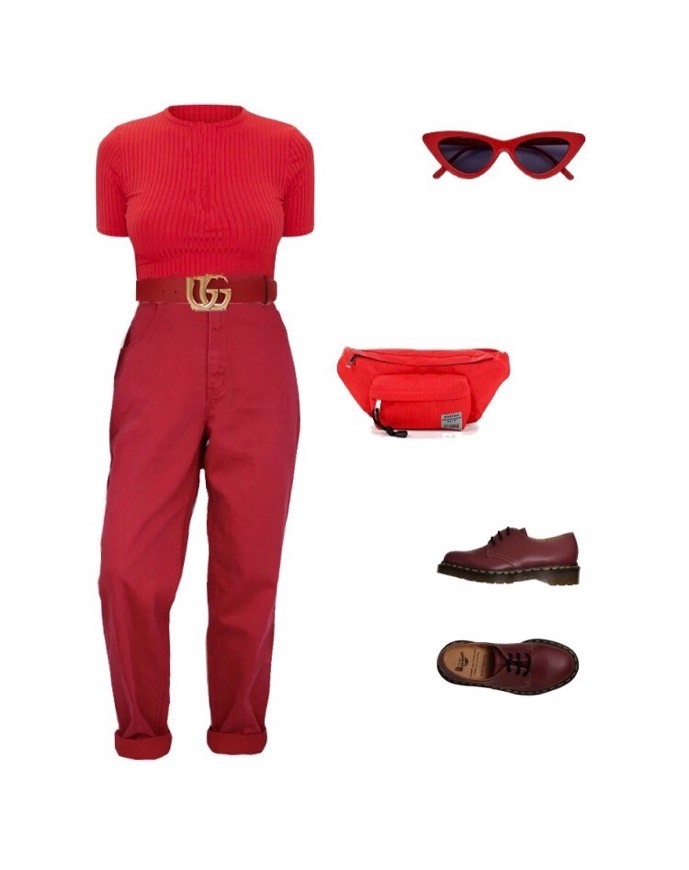 Social Look total red