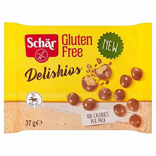 Delishios bolas de chocolate crujientes sin gluten 37 g Schar