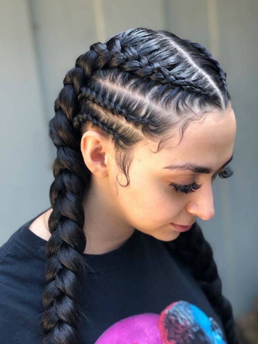 Moda Tranças com bordas, penteado bem chique 