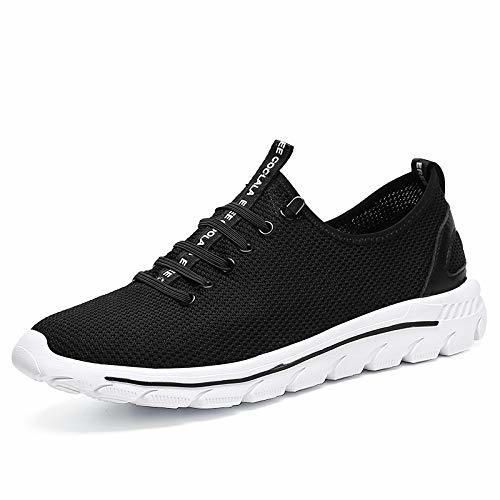 WDDGPZYDX Zapatillas de Deporte Moda Antideslizante Rojo Calzado de Trabajo Casual Adulto