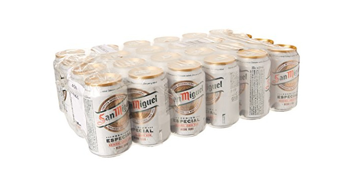 Product San Miguel Cerveza - Paquete de 24 x 330 ml - Total