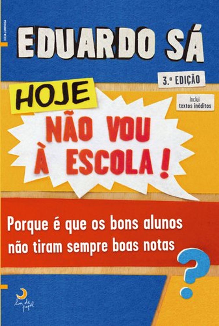 Book Hoje Não Vou À Escola