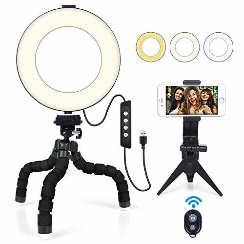 Producto Aro de Luz 6” MACTREM Anillo de Luz LED para Fotografía Maquillaje