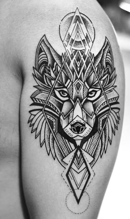 tatuagem lobo