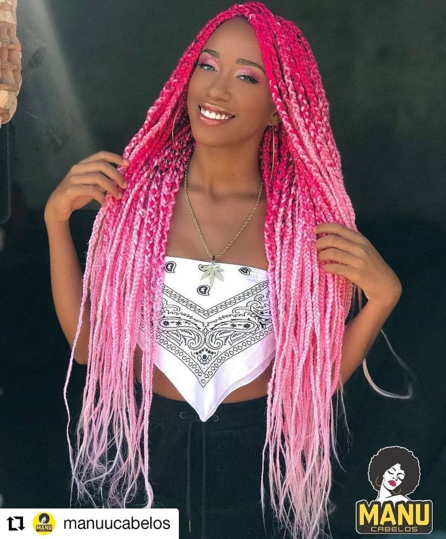 App Box braids rosa