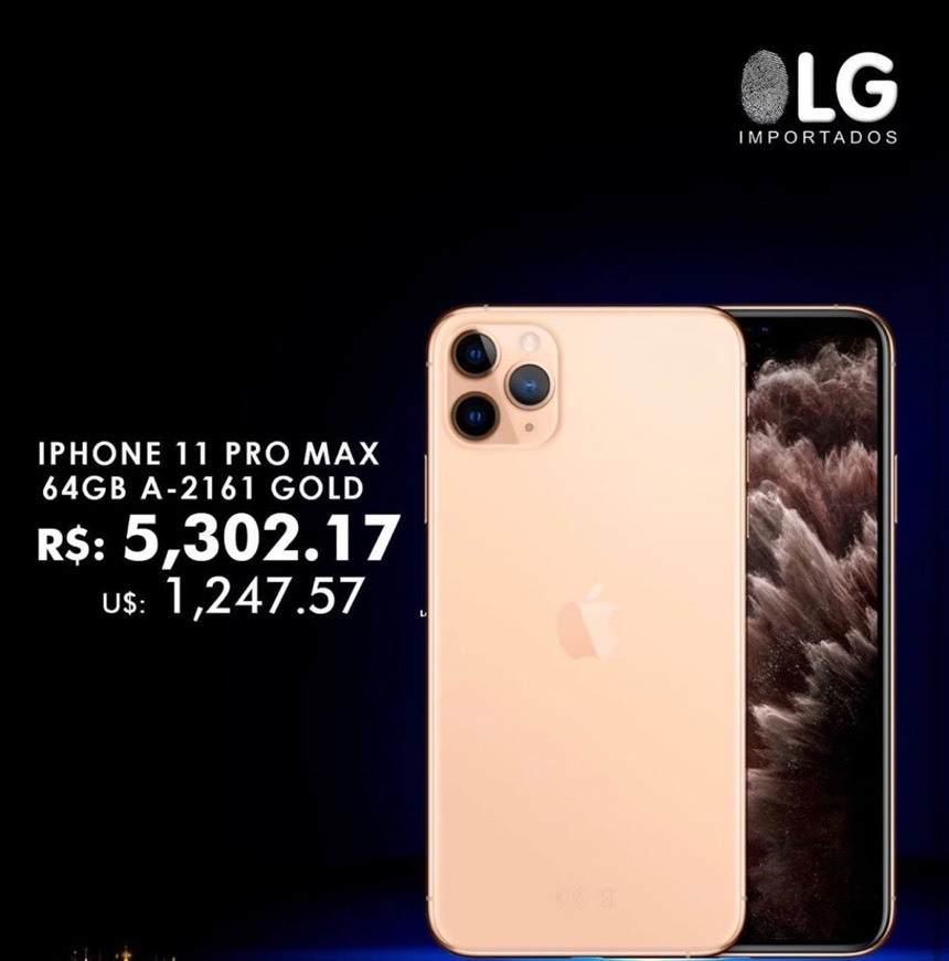 Producto CEL APPLE IPHONE 11 PRO MAX 64GB A-2161 GOLD LL 🤩🎉🤳🏻