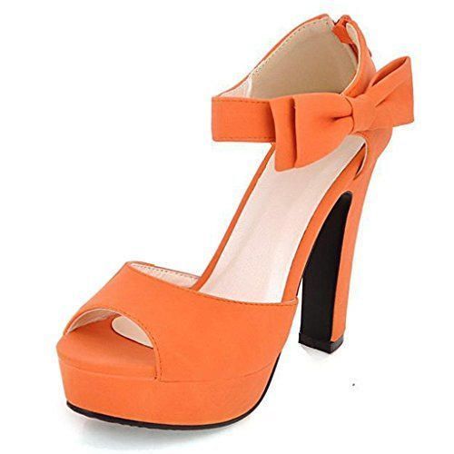 Fashion Mine Tom Mujer Chicas Sandalias Elegantes Sandalias De Tacón Alto Con Bowknot